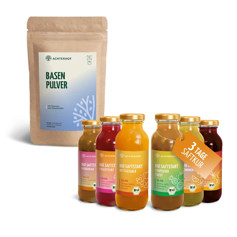 Basenfasten Saftkur 3 Tage (18 Flaschen)