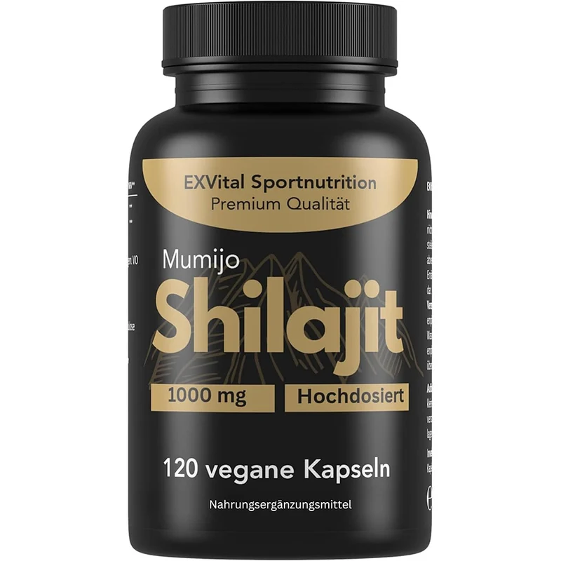 Mumijo Shilajit Kapseln, hochdosiert von EXVital