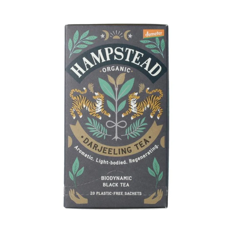Hampstead Thee darjeeling bio demeter 20 zakjes