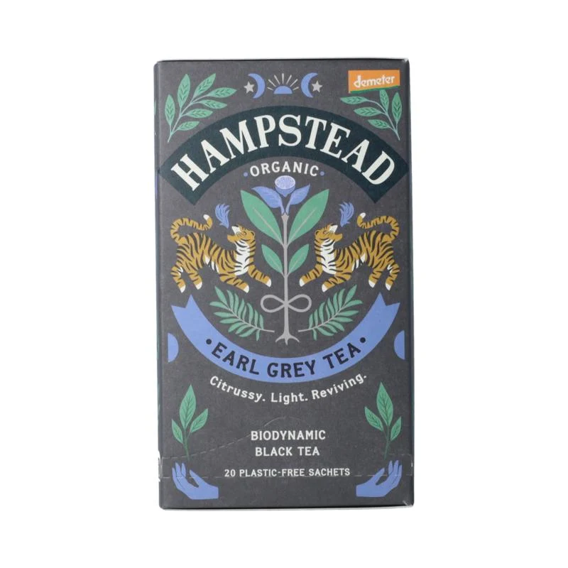 Hampstead Thee earl grey bio demeter 20 zakjes